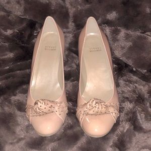 Stuart Weitzman Light Pink Wedge Heels